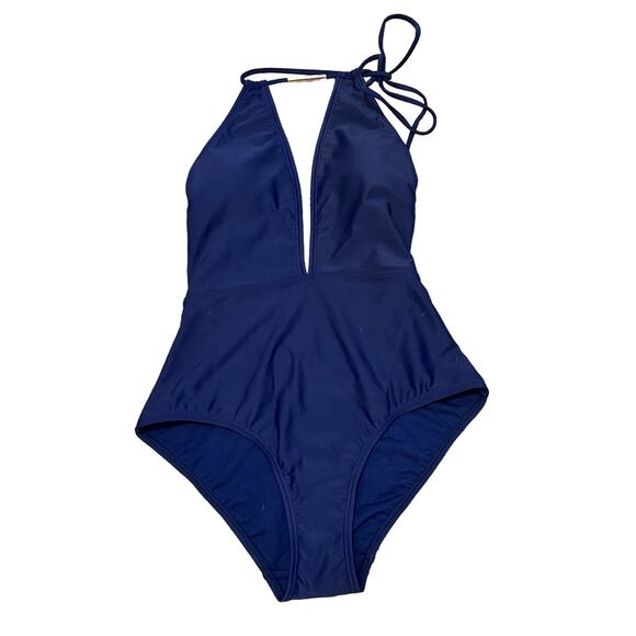 Ted Baker Halter Swimsuit One Piece Navy Size '2' US Small 4/6 New with tags - Picture 1 of 6